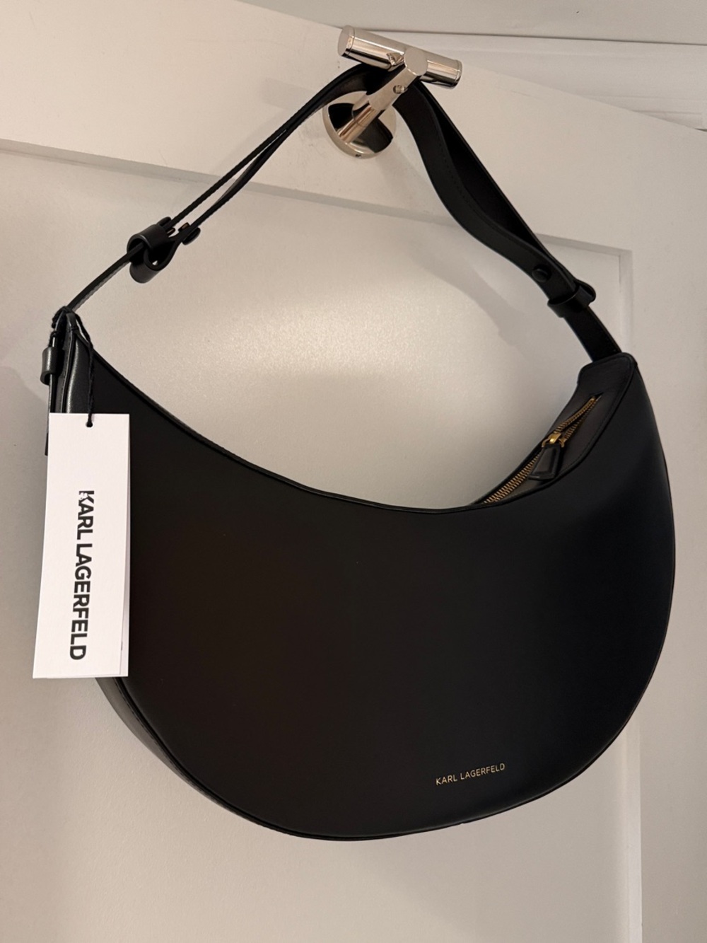 NWT Karl Lagerfeld K/Autograph Leather Shoulder Bag